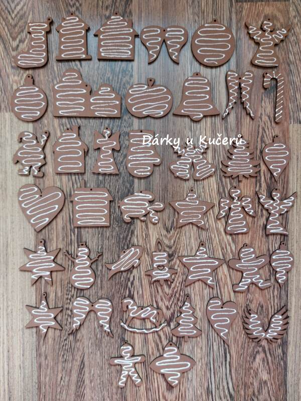 Ozdoba andělská křídla - PERNÍČKOVÁ