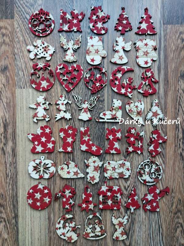 Ozdoba stromeček - LÁTKOVÁ