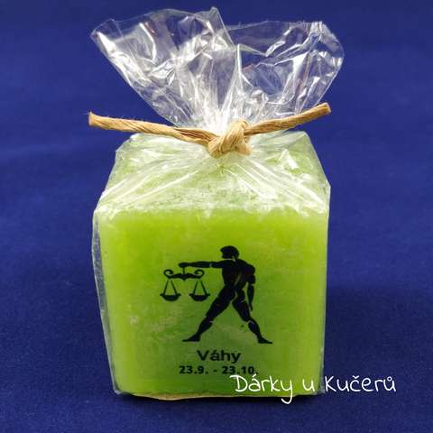 Váhy - svíčka