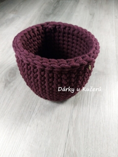 Háčkovaný košík