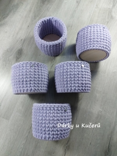 Háčkovaný košík