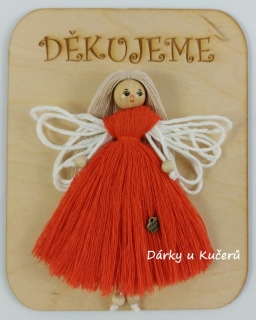 DĚKUJEME - oranžová