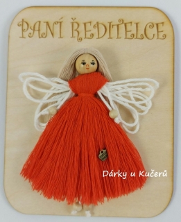 PANÍ ŘEDITELCE - oranžová