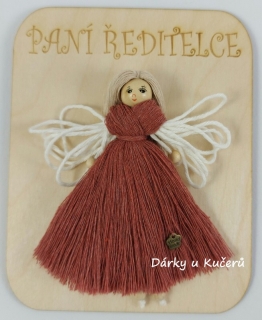 PANÍ ŘEDITELCE - starorůžová