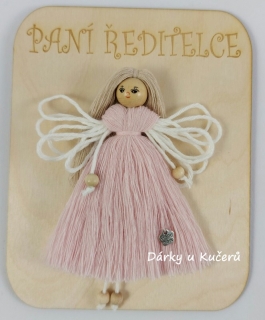 PANÍ ŘEDITELCE - světle růžová