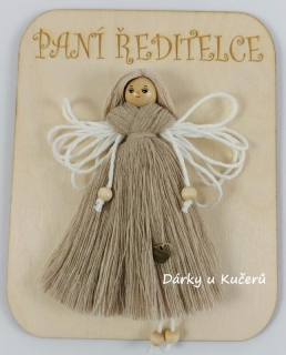 PANÍ ŘEDITELCE - světle béžová