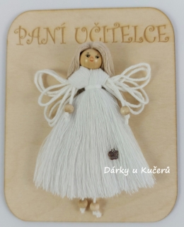 PANÍ UČITELCE - bílá