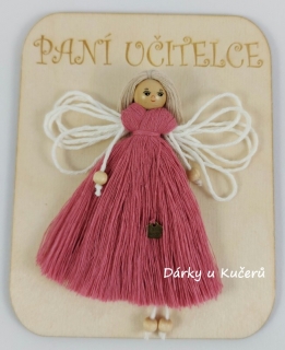 PANÍ UČITELCE - malinová