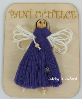 PANÍ UČITELCE - fialová