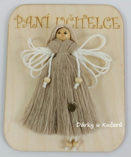 PANÍ UČITELCE - světle béžová