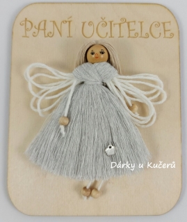 PANÍ UČITELCE - světle šedá