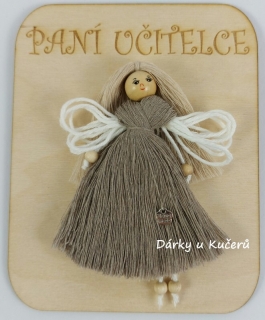 PANÍ UČITELCE - béžová