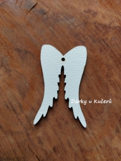 Ozdoba andělská křídla - BÍLÁ