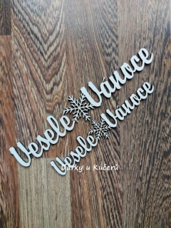 VESELÉ VÁNOCE - bílá