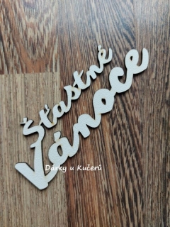 ŠTASTNÉ VÁNOCE - bílá