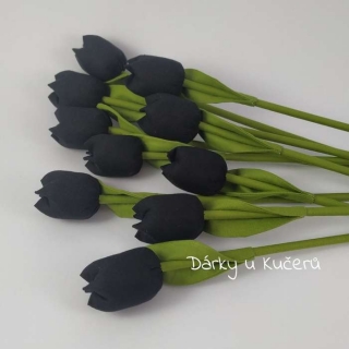 Látkový tulipán